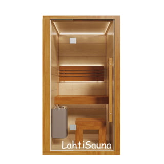 Сауна Lahtisauna KESKI PS-mini Стандарт (одноместная c печью Sentiotec). Фото №3