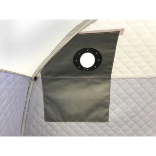 Баня палатка МОРЖ 2 ОКНА, чёрный. Фото № 9