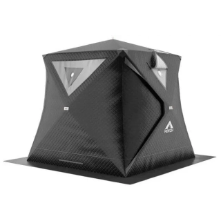 Баня палатка МОРЖ КУБ, чёрный. Фото № 1