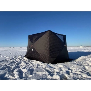 Баня палатка МОРЖ КУБ XL, бежевый. Фото № 6