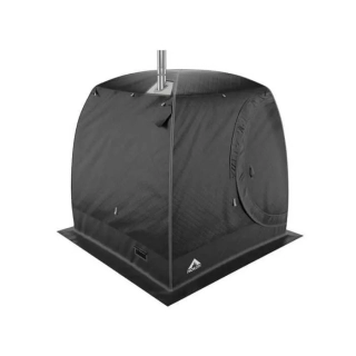 Баня палатка МОРЖ LUX, чёрный. Фото № 3
