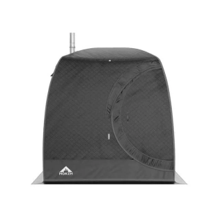 Баня палатка МОРЖ LUX, чёрный. Фото № 2