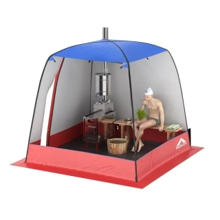 Баня палатка МОРЖ SKY, чёрный. Фото № 8