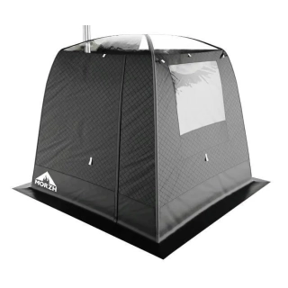 Баня палатка МОРЖ SKY, чёрный. Фото № 1