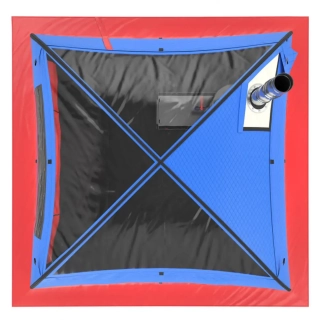 Баня палатка МОРЖ SKY, чёрный. Фото № 4