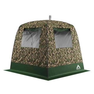 Баня палатка МОРЖ LUX 2 ОКНА, камуфляж. Фото № 1