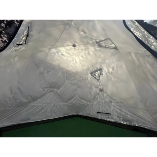 Баня палатка МОРЖ КУБ Light XL, чёрный. Фото № 14