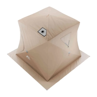 Баня палатка МОРЖ КУБ Light XL, бежевый. Фото № 2