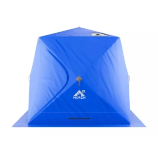 Баня палатка МОРЖ КУБ Light XL, синий. Фото № 12