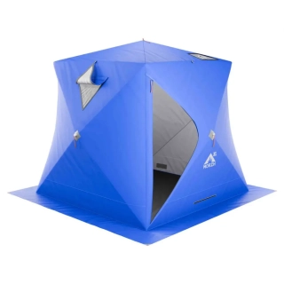 Баня палатка МОРЖ КУБ Light XL, синий. Фото № 13