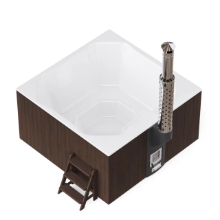 Купель PolarSpa ELITE QUATTRO 200 термососна тёмная. Фото № 1