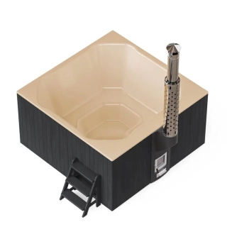 Купель PolarSpa ELITE QUATTRO 200 термоберёза графит. Фото № 4