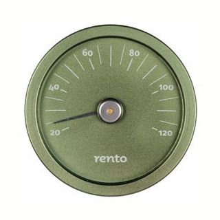 Термометр алюминиевый для сауны, RENTO хвоя. Фото №1