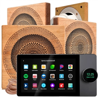 Комплект акустики SMART HOME MUSIC 2.0 - Wood S4 (четыре колонки, квадрат). Фото № 1