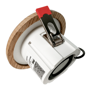 Влагостойкий динамик SW MINI WOOD с дубовой сеткой (круг). Фото № 4