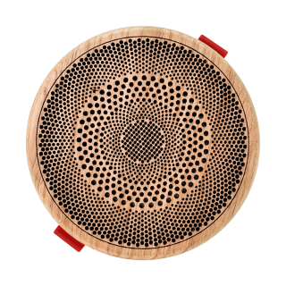 Комплект влагостойкой акустической системы SW NOISE White MINI Wood-2 (две колонки, круг). Фото № 9