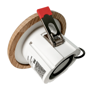 Комплект влагостойкой акустической системы SW NOISE White MINI Wood-2 (две колонки, круг). Фото № 10