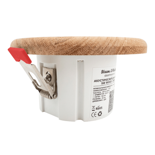 Комплект влагостойкой акустической системы SW NOISE White MINI Wood-2 (две колонки, круг). Фото № 11