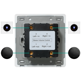 Регулятор громкости звука SW SOUND CONTROL White 230 (5 уровней громкости, 4-8 Ом, 30W) Белый. Фото № 10