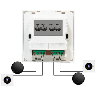 Регулятор громкости звука SW SOUND CONTROL White 50 (5 уровней громкости, 4-8 Ом, 30W) Белый. Фото № 5