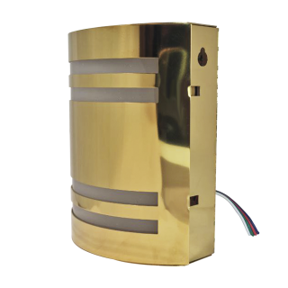 Светильник для хамама SW Hi-Tech-150 RGB, Угловой золото. Фото №2