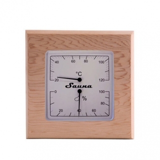 Термогигрометр SAWO 225-THD квадратный. Фото №1