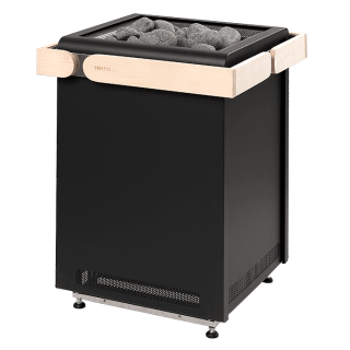 Печь для сауны Sentiotec Concept R Black, 9 кВт. Фото №2