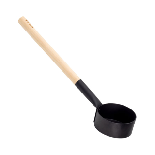 Набор аксессуаров Tylo Brilliant Black (бадья, ковш, песочные часы, термометр, гигрометр). Фото № 2