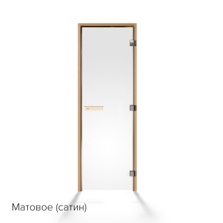 Дверь для сауны Tylo Harmony из осины с матовым стеклом. Фото №1