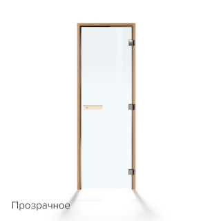Дверь для сауны Tylo Harmony из термоосины с прозрачным стеклом. Фото №1