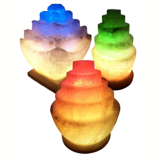 Соляная лампа Пагода круглая 3-4 кг. Фото №2