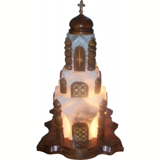 Соляная лампа Церковь 14-18 кг. Фото №2