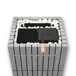 Электрическая паротермальная печь ВВД «ПАРиЖАР Футурус» Серпентинит Премиум 19.5 кВт. Фото № 4