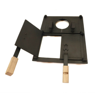 Чугунное перекрытие с дверцами Инжкомцентр-ВВД для печи Сударушка. Фото № 3