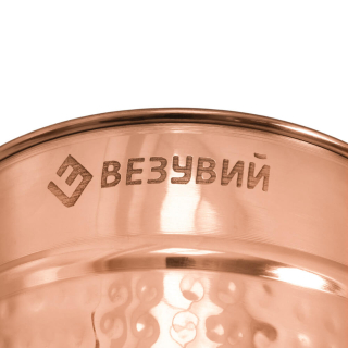 Шайка для сауны и бани ВЕЗУВИЙ Медь 4л. Фото № 4