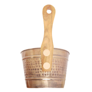 Шайка для сауны и бани Медь Античная 4л. Фото № 3