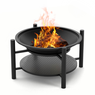 Чугунная Костровая чаша Fantastic D700 Люкс (чаша + подставка люкс + крышка). Фото № 1