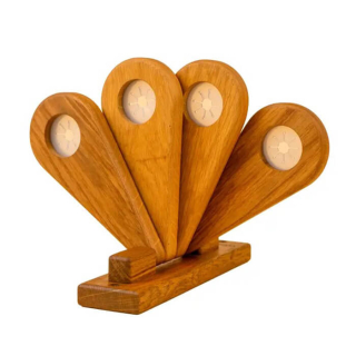 Держатель для веников Woodson Эдельвейс, дуб. Фото № 1