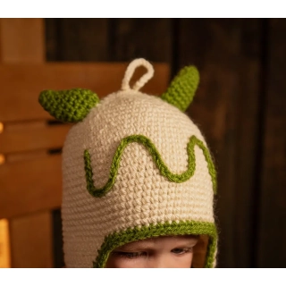 Шапка вязаная для бани Woodson Кids Snake. Фото № 6