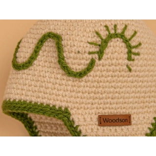 Шапка вязаная для бани Woodson Кids Snake. Фото № 2