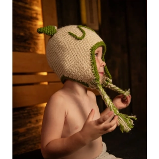 Шапка вязаная для бани Woodson Кids Snake. Фото № 7