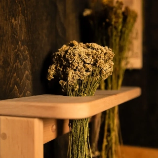 Фито полка для веников и трав Woodson мини, Ольха. Фото № 5