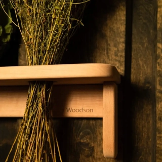 Фито полка для веников и трав Woodson мини, Ольха. Фото № 6