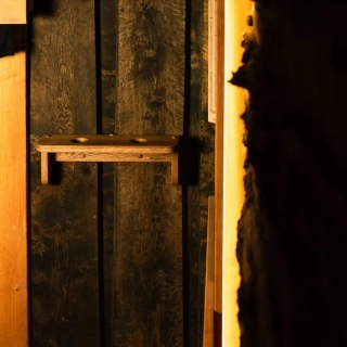 Фито полка для веников и трав Woodson мини, Дуб. Фото № 8