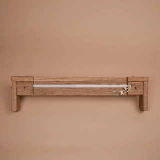 Фито полка для веников и трав Woodson с подсветкой, Дуб. Фото № 4