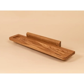 Полка-подставка для ног с валиком Woodson, Дуб. Фото № 2