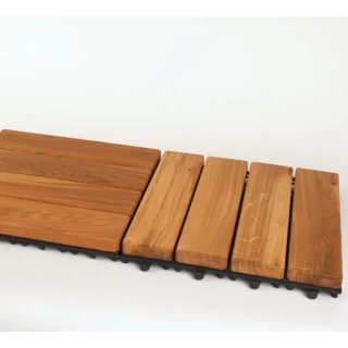 Декинг модули для бани Woodson 30х30 см, дуб. Фото № 4