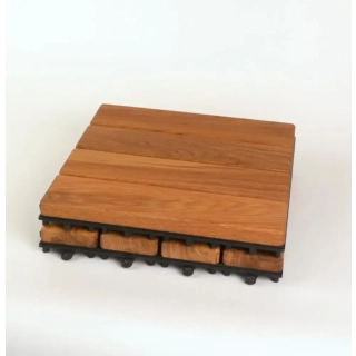 Декинг модули для бани Woodson 30х30 см, дуб. Фото № 6