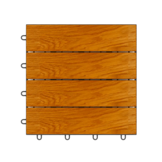 Декинг модули для бани Woodson 30х30 см, дуб. Фото № 1