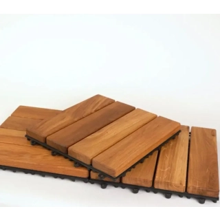 Декинг модули для бани Woodson 30х30 см, дуб. Фото № 3